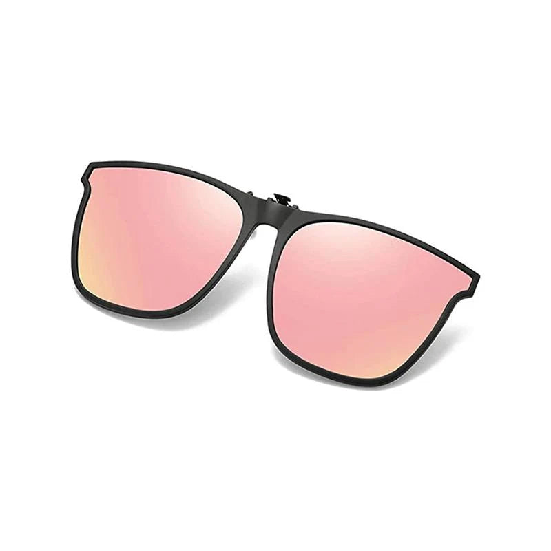 New polarized clip-on flip-up sunglasses