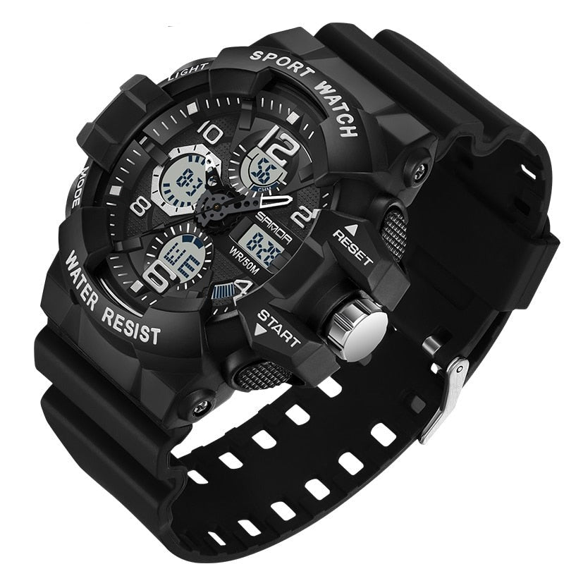 Adventure Gear | Military Digital Watch with Waterproof Design | Durable Timepiece for Outdoor Enthusiasts