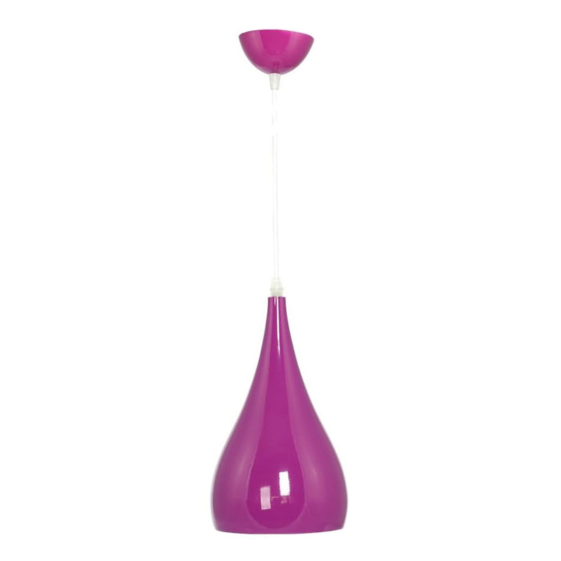BowLift | Nordic Iron Wood Aluminum Pumpkin Water Drop 1-Light Pendant Light for Dining Room
