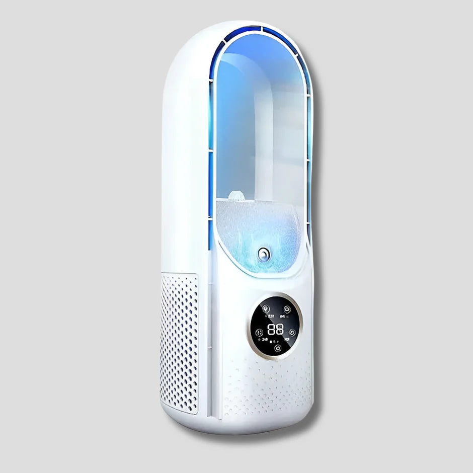 Blade-Free Portable AC Unit with Quiet Operation & Compact Design for Home Comfort