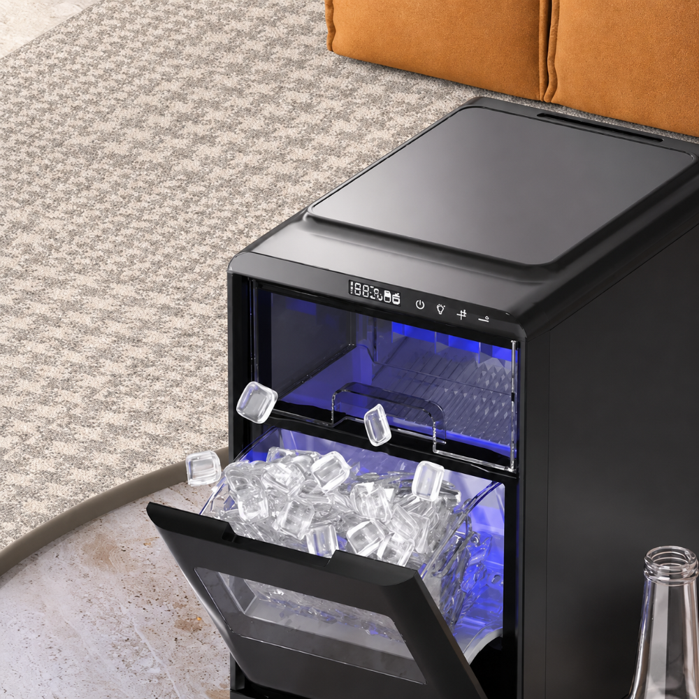 Efficient Portable Ice Maker | Compact Countertop Ice Machine for Quick Ice Production