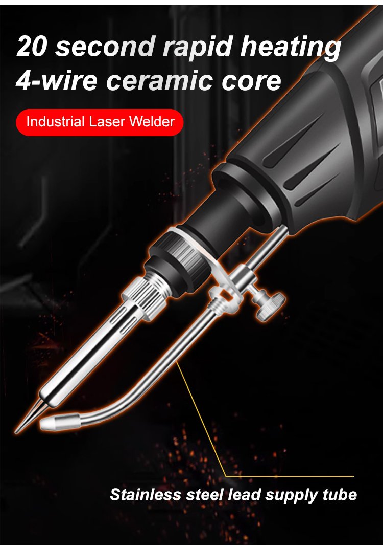HeatFusion | Laser Welding Machine with Rapid 20-Second Heating | Ergonomic Tool for Precision and Ease