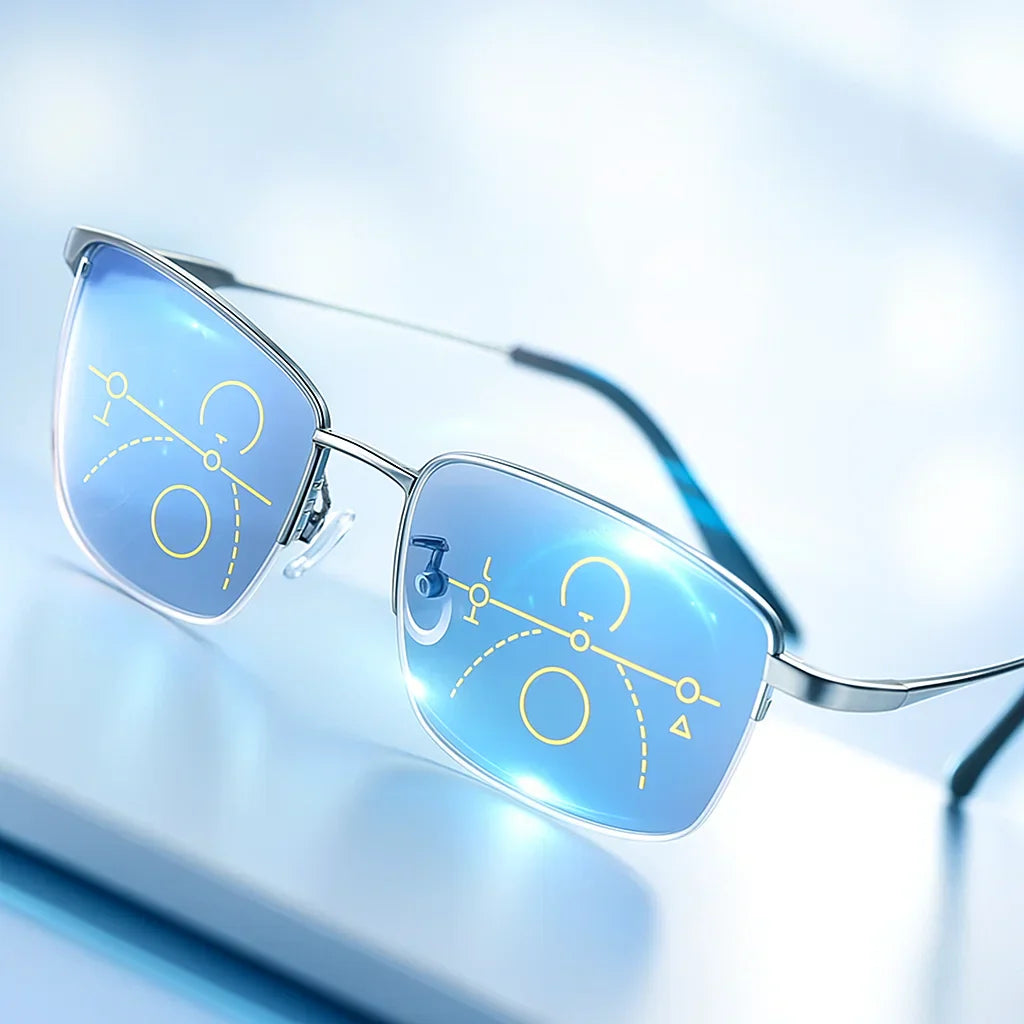 Intelligent Progressive Glasses | Cutting-Edge Lenses for All-Day Clarity | Versatile Vision Solution