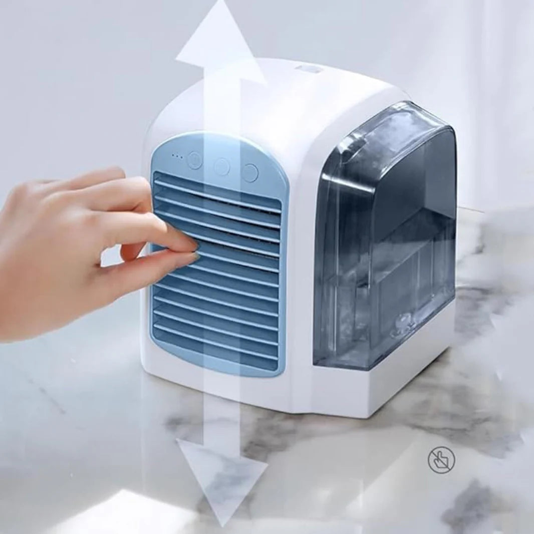 Portable Evaporative Cooler Fan with Oscillation & Quiet Operation for Personal Comfort