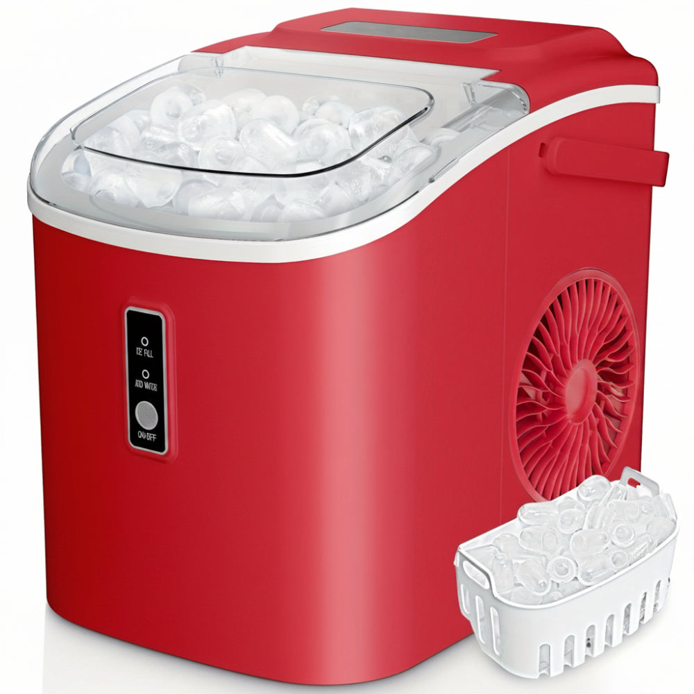 Portable Ice Maker | Countertop Bullet Ice Machine with Fast Production | Compact Design for Home and Outdoor Use