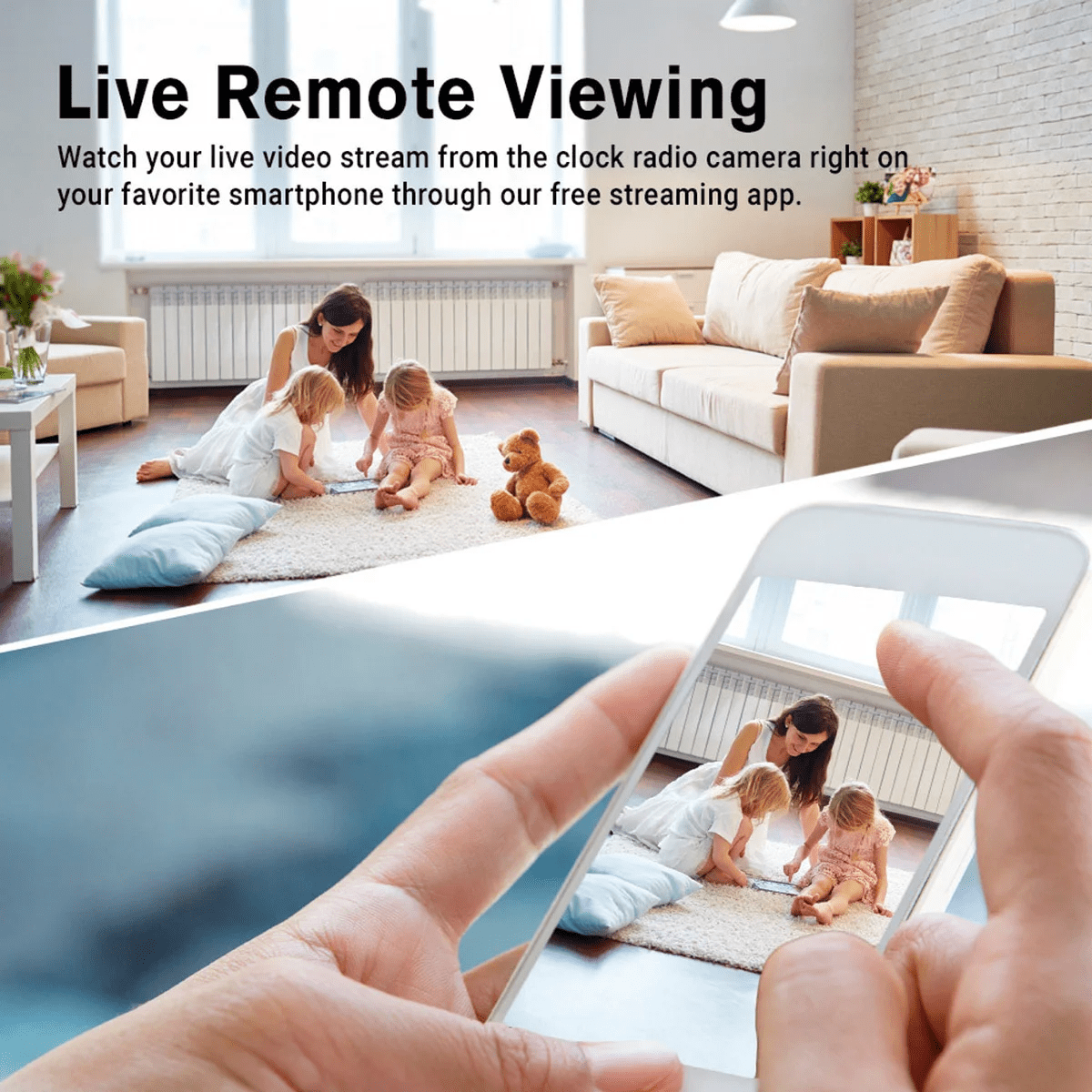 Smart Home | Security Camera with 1080P HD Streaming & Motion Detection | Discreet USB Charger for Home Monitoring