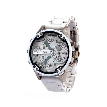 Stainless Steel Chronograph Quartz Watch with 10 m Water Resistance