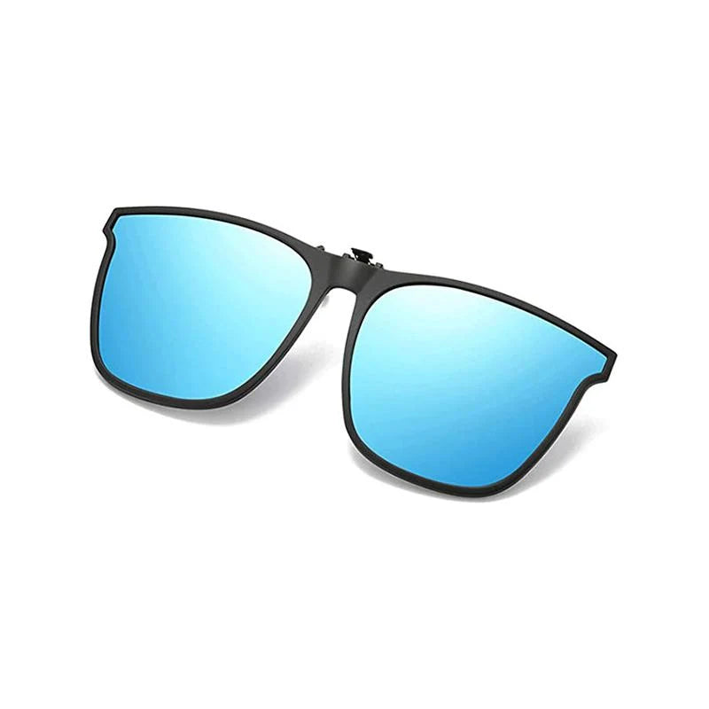 New polarized clip-on flip-up sunglasses
