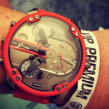 Stainless Steel Chronograph Quartz Watch with 10 m Water Resistance