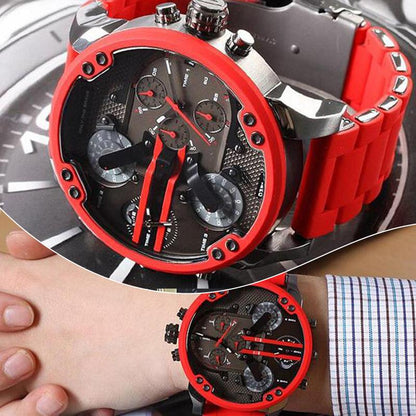 Stainless Steel Chronograph Quartz Watch with 10 m Water Resistance