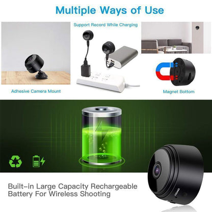 1080p Magnetic WiFi Mini Camera RV Trailer Rear View Camera Bowlift