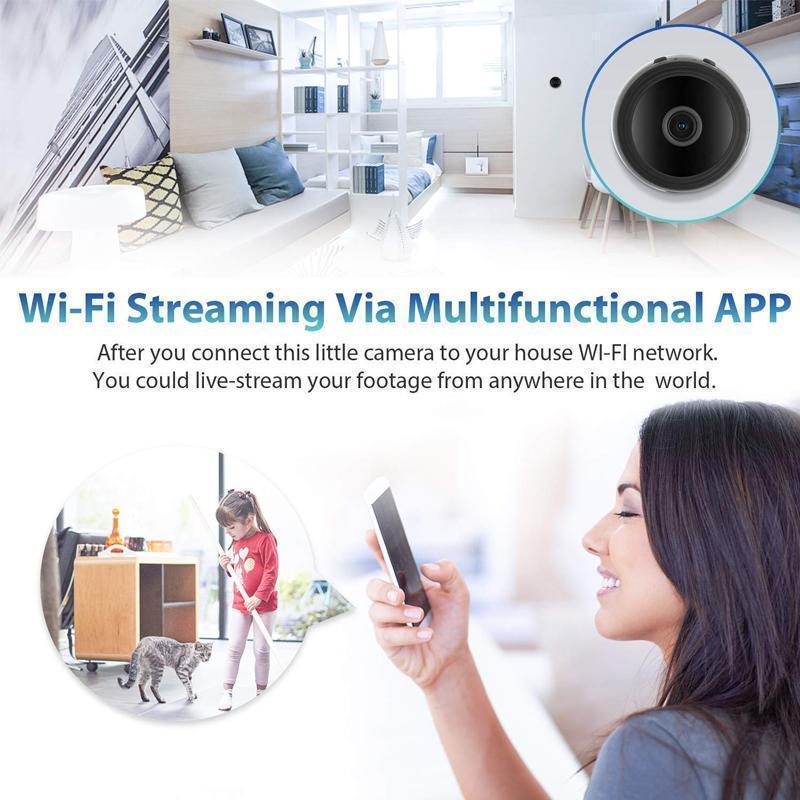 1080p Magnetic WiFi Mini Camera RV Trailer Rear View Camera Bowlift