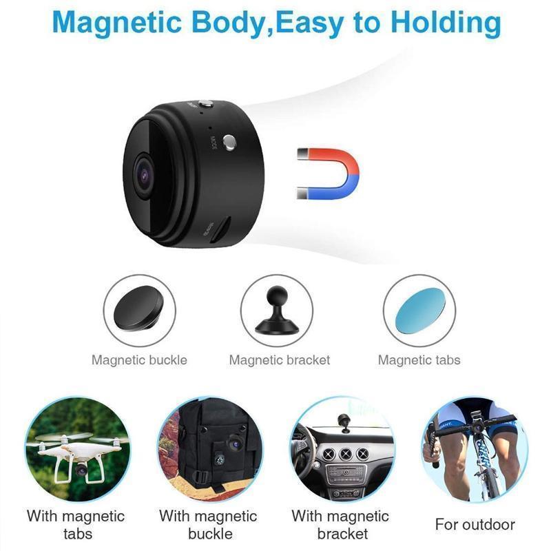 1080p Magnetic WiFi Mini Camera RV Trailer Rear View Camera Bowlift