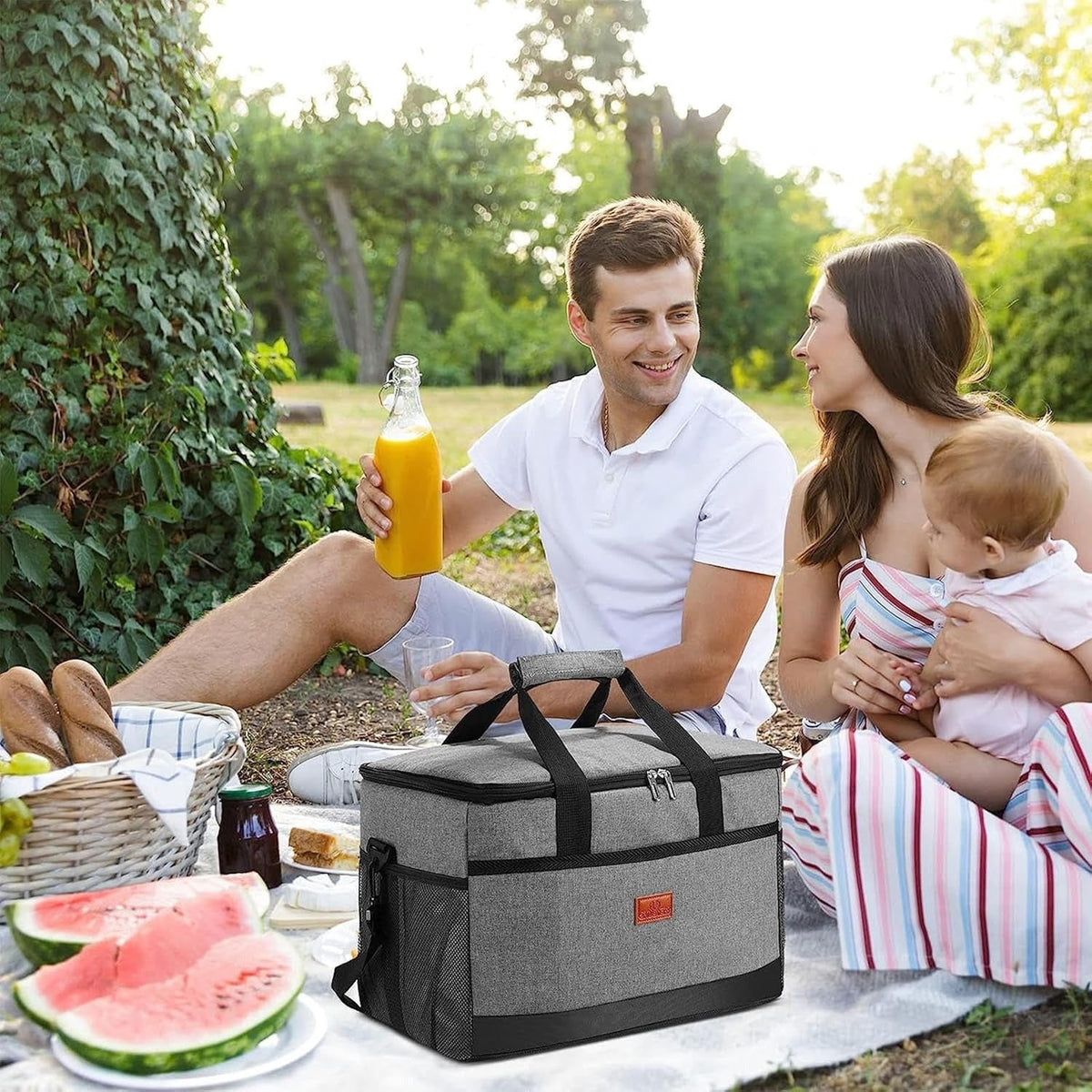 BowLift | 33L Waterproof Cooler Bag | Insulated, Spacious &amp; Ideal for Picnics, Beach Days, Hiking, and Outdoor Activities
