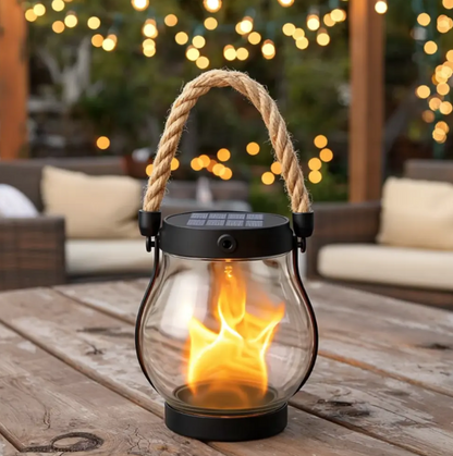 USB Rechargeable Rope Lantern with Light Sensor