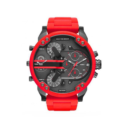 Stainless Steel Chronograph Quartz Watch with 10 m Water Resistance