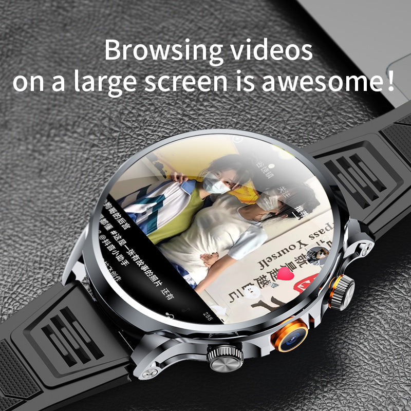 Active Series | 4G LTE Smartwatch with 1.95 HD Screen | Health Monitoring for Fitness Tracking