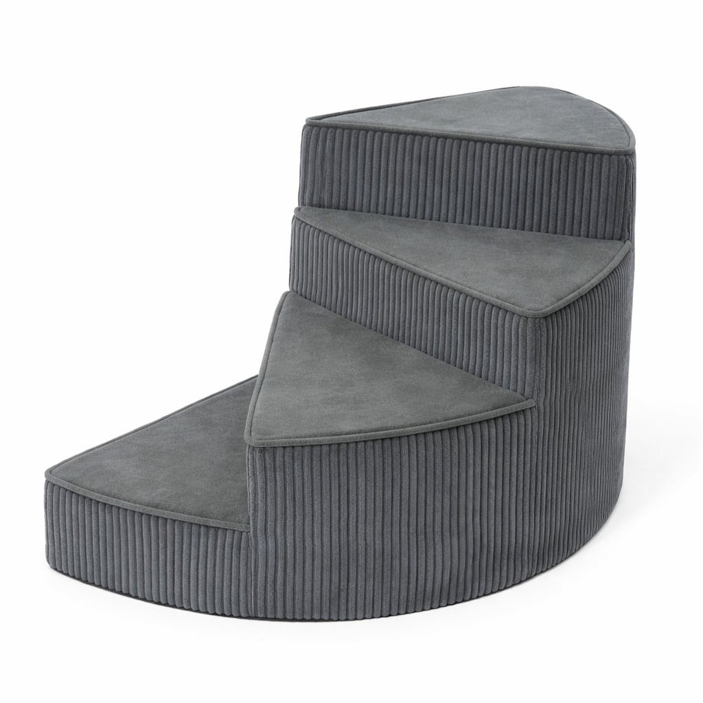 Comfort Steps | Orthopedic Dog Stairs for Bed with Non-Slip Foam Design | Space-Saving Solution for Pet Mobility