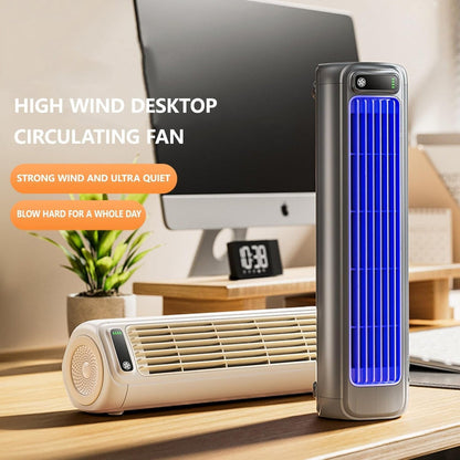 Compact Bladeless Portable Air Conditioner with Evaporative Cooling | Quiet Personal Fan for Home and Travel