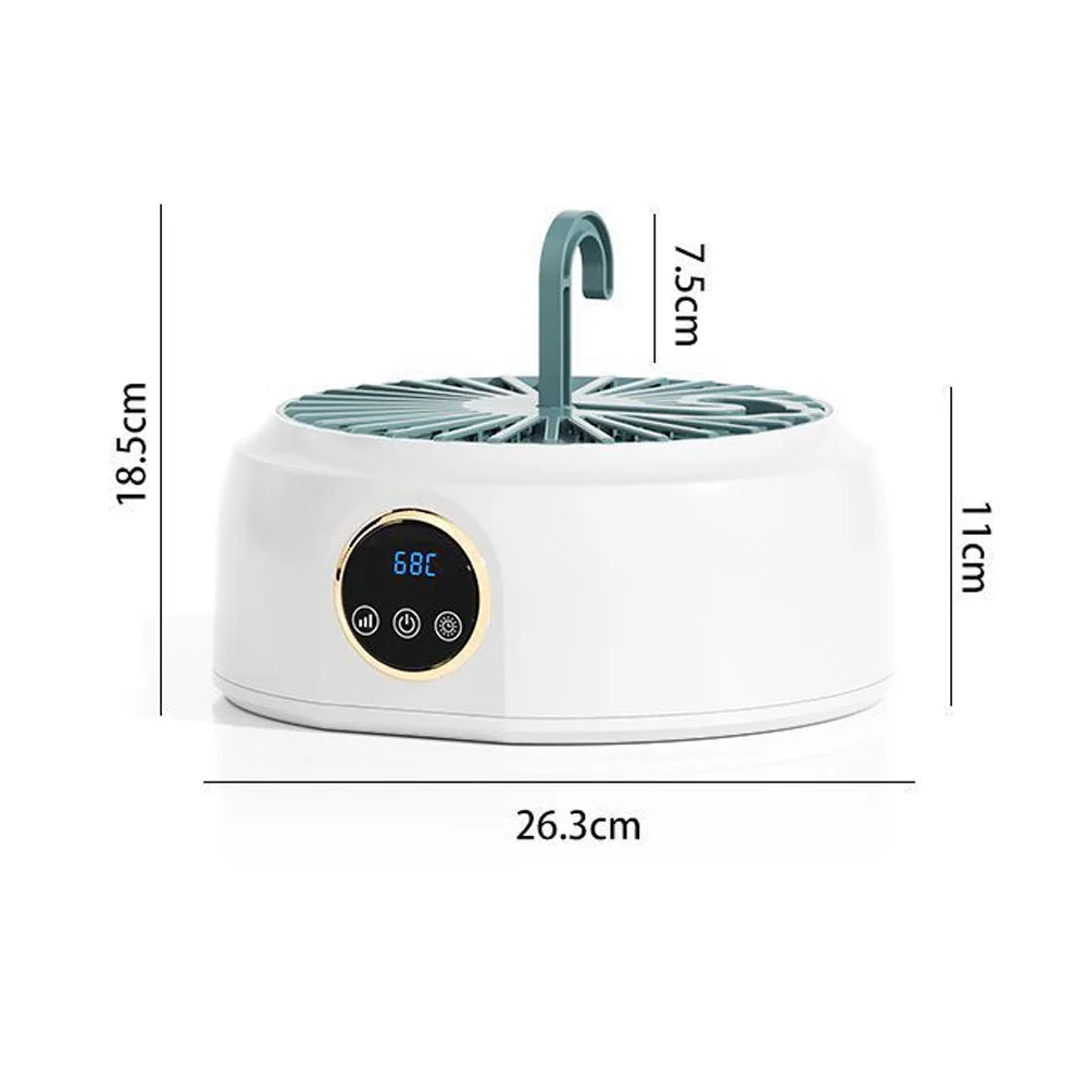 Compact Electric Clothes Dryer with Quick Dry Technology | Foldable Design for Space-Saving Convenience