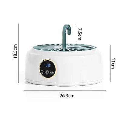 Compact Electric Clothes Dryer with Quick Dry Technology | Foldable Design for Space-Saving Convenience