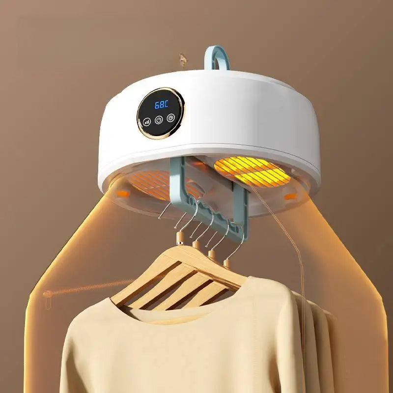 Compact Electric Clothes Dryer with Quick Dry Technology | Foldable Design for Space-Saving Convenience