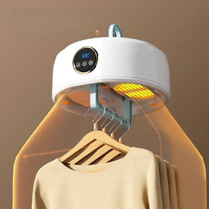 Compact Electric Clothes Dryer with Quick Dry Technology | Foldable Design for Space-Saving Convenience