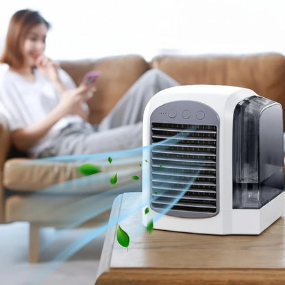Compact Portable Air Cooler | Evaporative Cooling Fan with Digital Display | Personal Comfort for Small Spaces