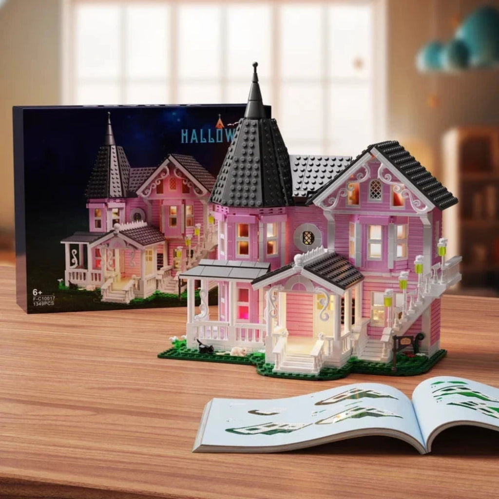 Creative Building Block Set | Halloween-Themed 1349 PCS with Light-Up Features | Engaging Educational Toy for Imaginative Play