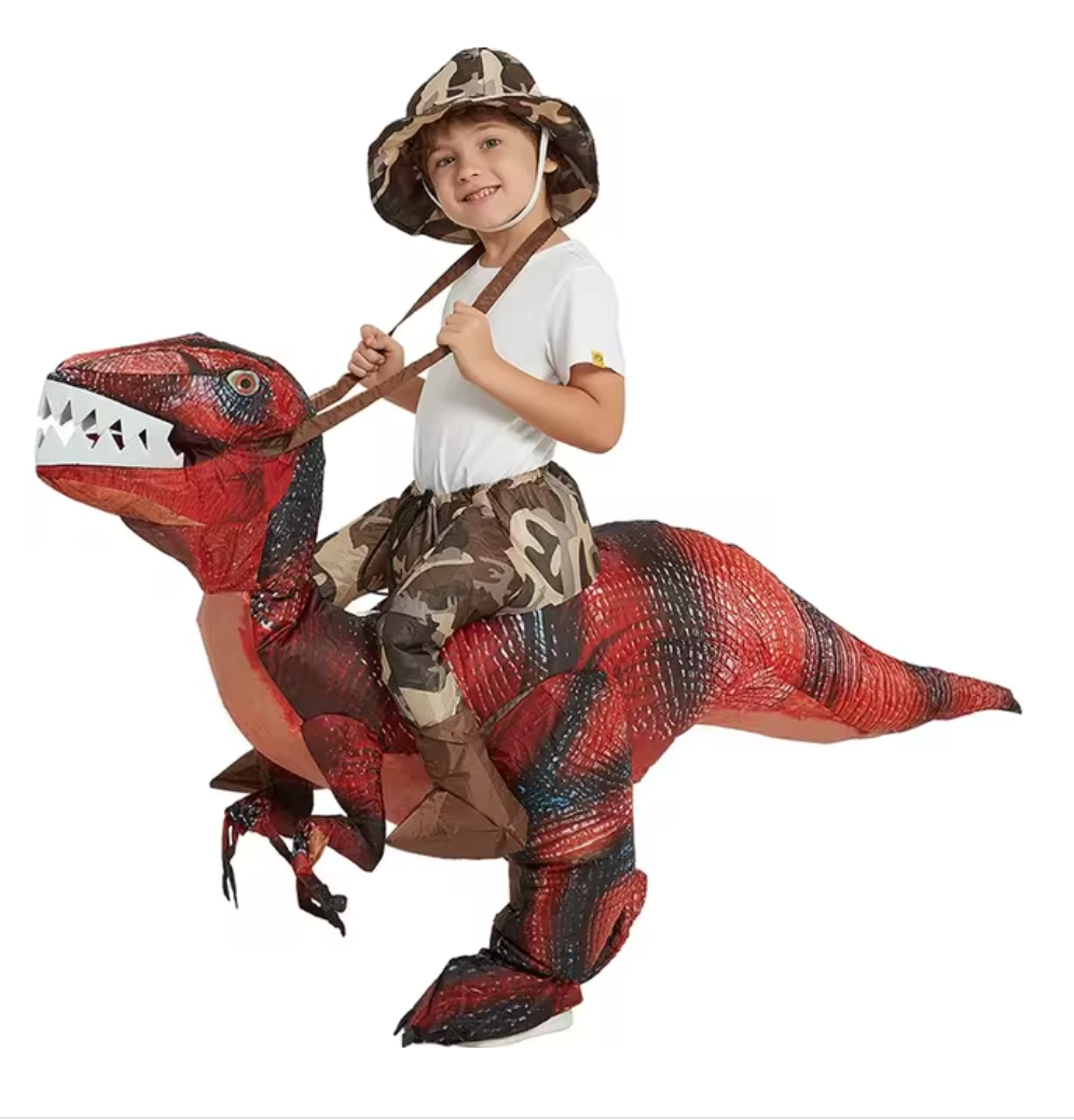 Dino Adventure | Kids Halloween Costume - Inflatable Dinosaur for Fun Playtime