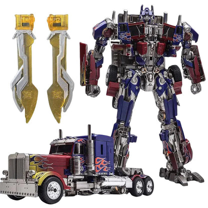 Dynamic Transformer Robot Toy Figure with Remote Control &amp; Accessories | 6.5 Inch Interactive Model for Action Play