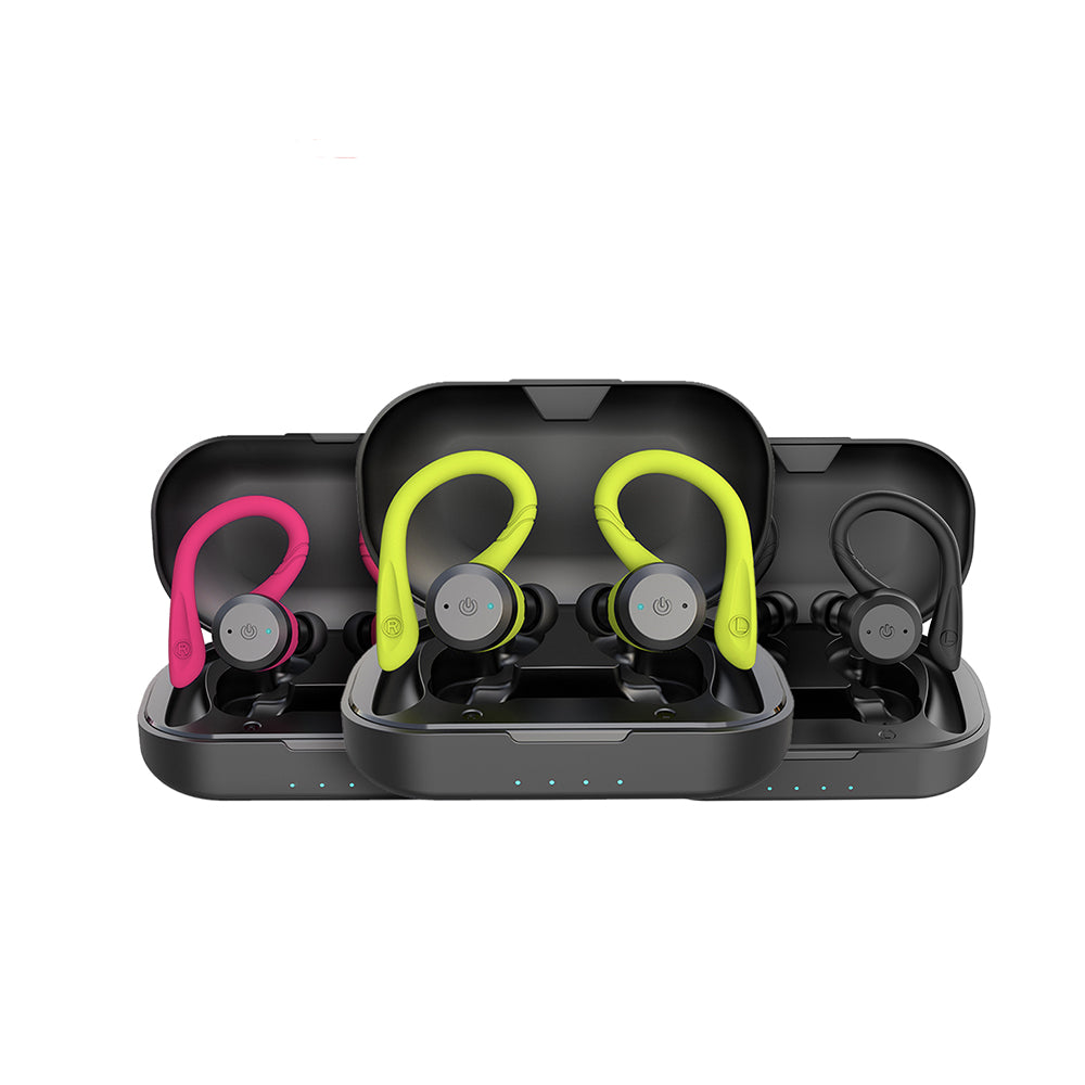 BowLift | Vega Waterproof Wireless Sport Earbuds – 20 Hours Playtime | Bluetooth 5.0, IPX7 for Swimming &amp; Fitness