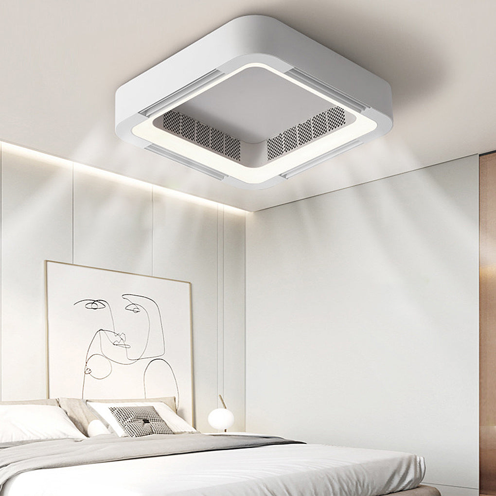 Elegant | Modern Ceiling Fan with LED Lighting &amp; Chandelier Design for Stylish Airflow