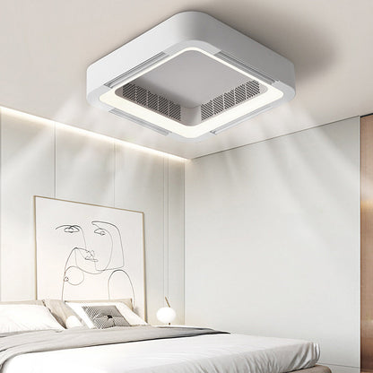 Elegant | Modern Ceiling Fan with LED Lighting &amp; Chandelier Design for Stylish Airflow