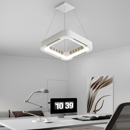 Elegant | Modern Ceiling Fan with LED Lighting &amp; Chandelier Design for Stylish Airflow