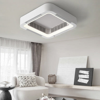 Elegant | Modern Ceiling Fan with LED Lighting &amp; Chandelier Design for Stylish Airflow