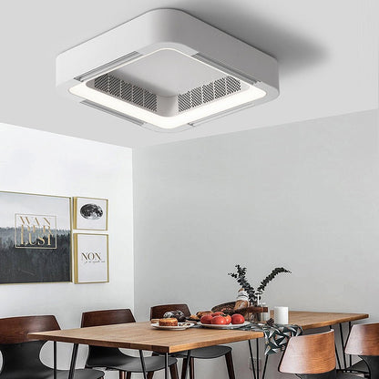 Elegant | Modern Ceiling Fan with LED Lighting &amp; Chandelier Design for Stylish Airflow