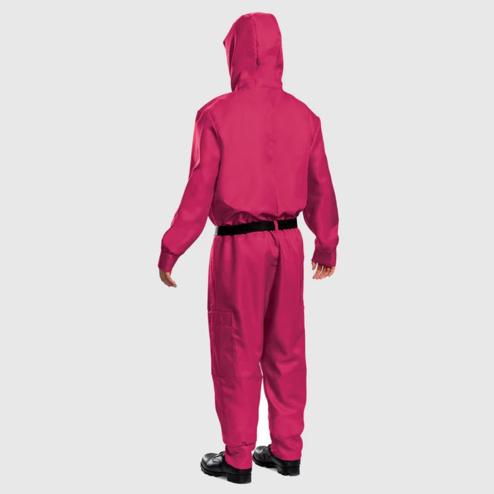 Festive Costume Collection | Halloween Jumpsuit with Mask &amp; Belt | Complete Outfit for Themed Events