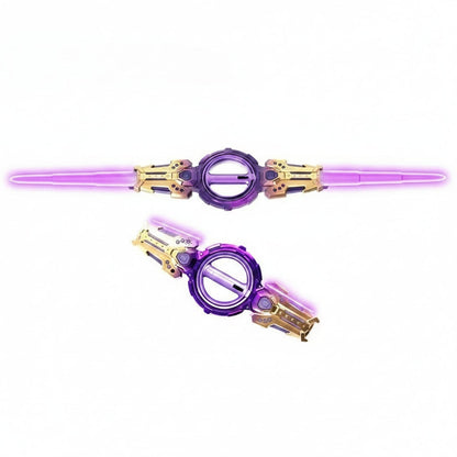 Halloween Costume Accessories | Light Up Double Sword with Sound Effects | Exciting Role Play Toy for Kids