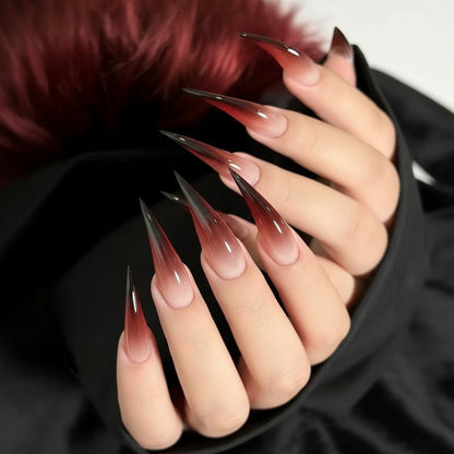 Halloween Glam | Reusable Press-On Nails with Claw Shape Design | Perfect for Costume Parties