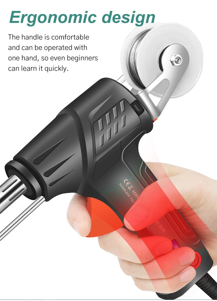 HeatFusion | Laser Welding Machine with Rapid 20-Second Heating | Ergonomic Tool for Precision and Ease