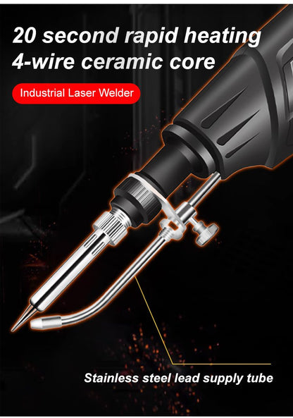 HeatFusion | Laser Welding Machine with Rapid 20-Second Heating | Ergonomic Tool for Precision and Ease