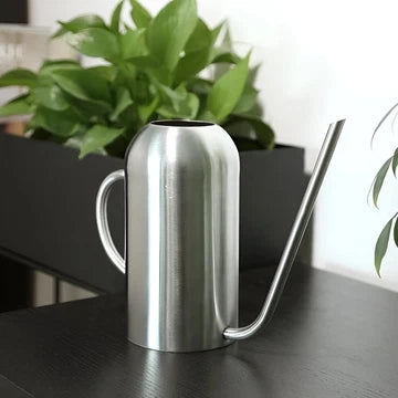 Stainless Steel Pourer - 1.5L Long Watering Can for Plants and Flowers