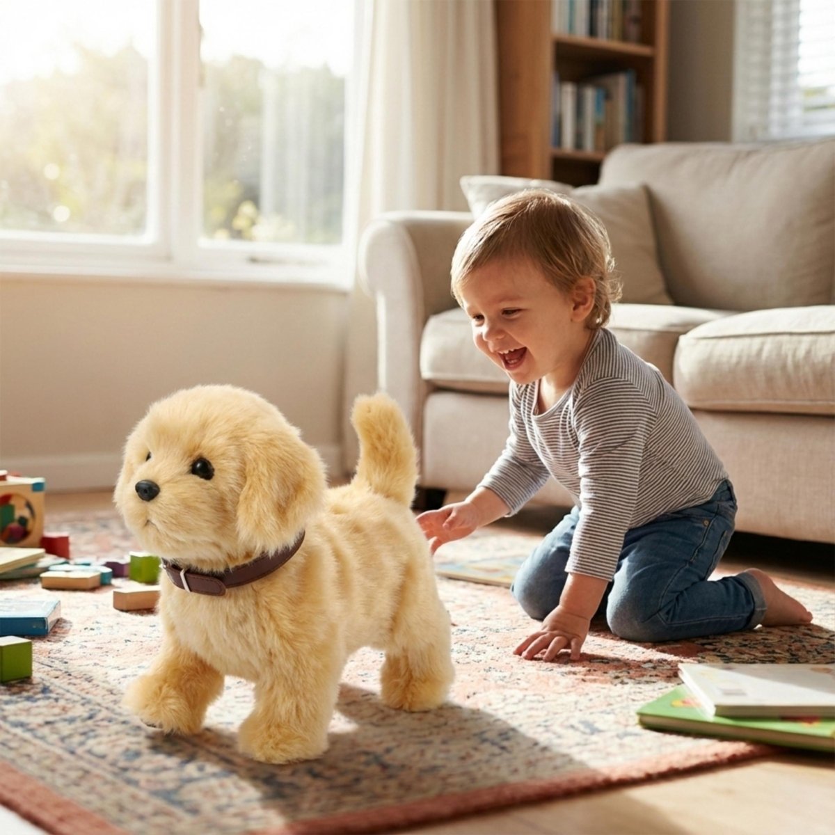 Interactive Robot Puppy | Realistic Walking &amp; Barking Toy for Kids