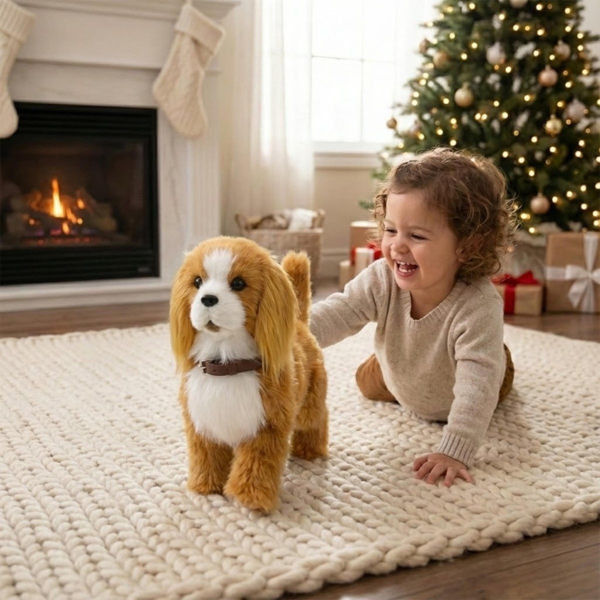 Interactive Robot Puppy | Realistic Walking &amp; Barking Toy for Kids