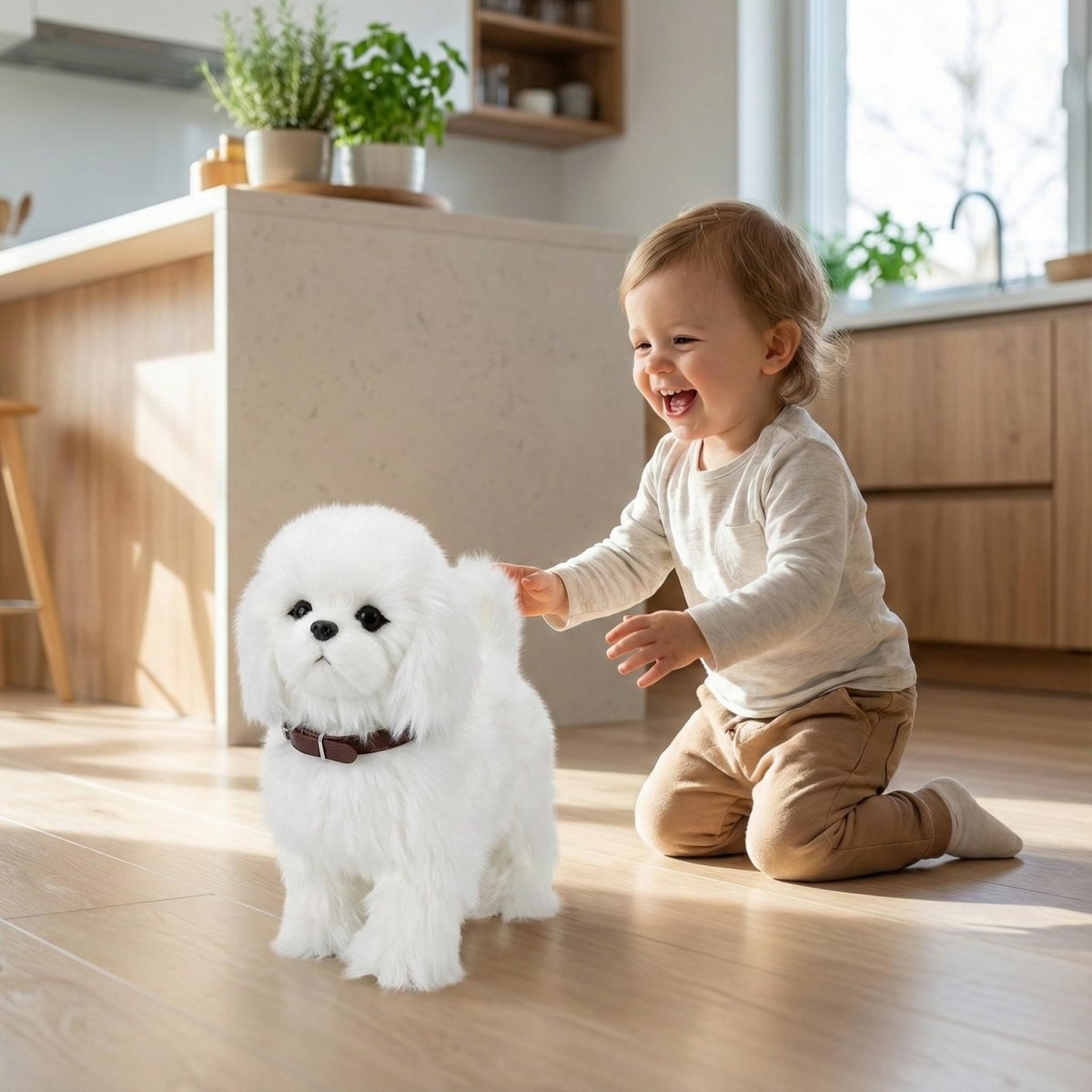 Interactive Robot Puppy | Realistic Walking &amp; Barking Toy for Kids