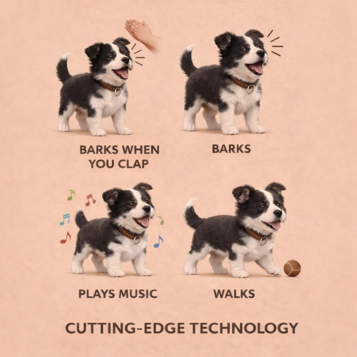 Interactive Robot Puppy | Realistic Walking &amp; Barking Toy for Kids