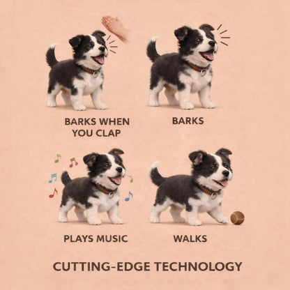 Interactive Robot Puppy | Realistic Walking &amp; Barking Toy for Kids