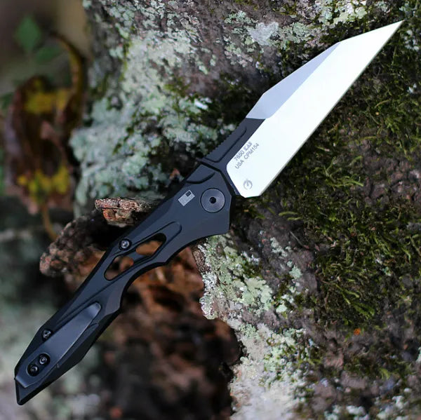 Launch-13 | Swift Fold Auto Utility Tool with Wharncliffe Blade | Compact Design for Outdoor Adventures