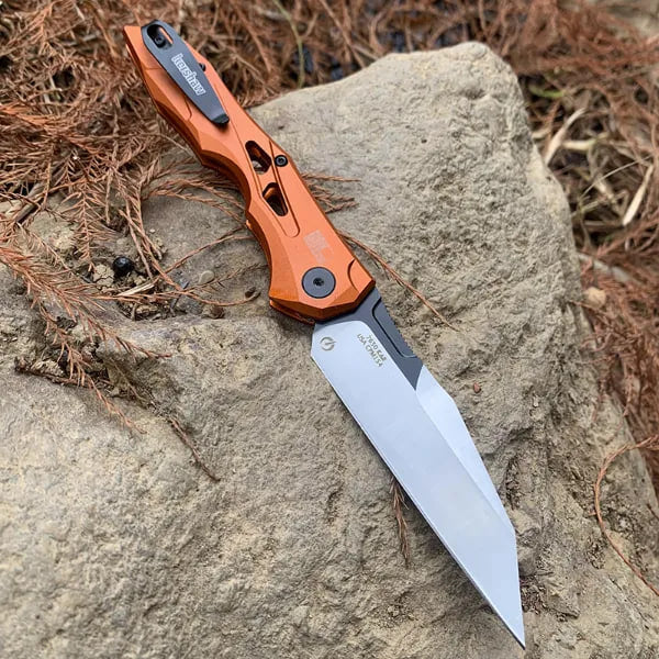 Launch-13 | Swift Fold Auto Utility Tool with Wharncliffe Blade | Compact Design for Outdoor Adventures
